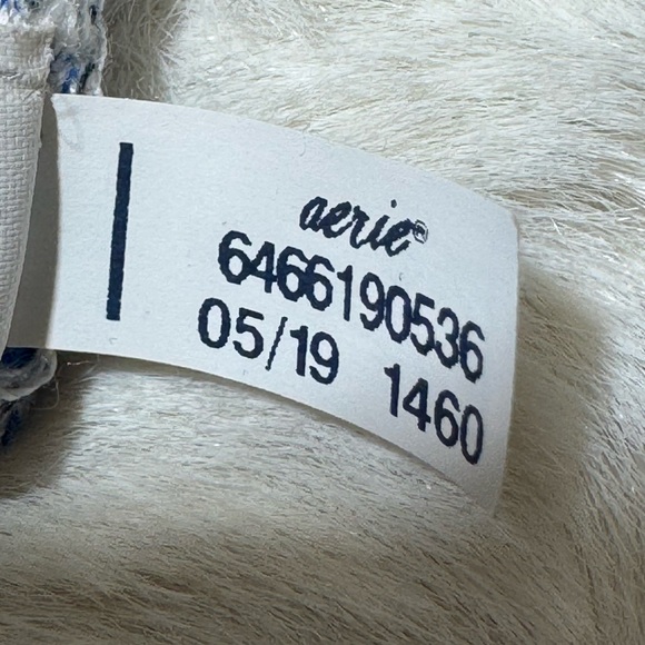 Aerie Blouse Women’s oversized SP Blue Plaid Hooded Button Front Long Sleeves - Picture 12 of 12